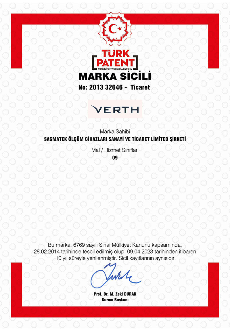 Verth Marka Tescili